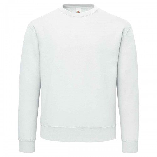 Front - Fruit of the Loom Mens Supercotton Plain Sweatshirt