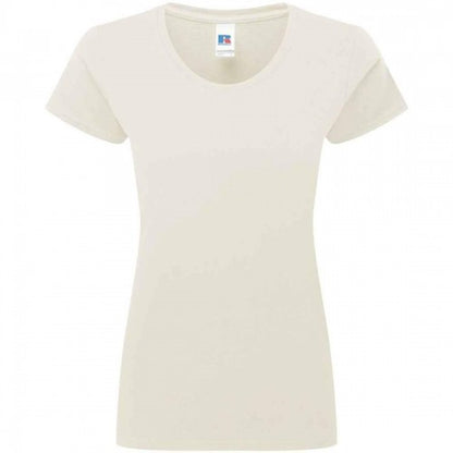 Front - Russell Womens/Ladies Authentic Classic Ringspun Cotton T-Shirt