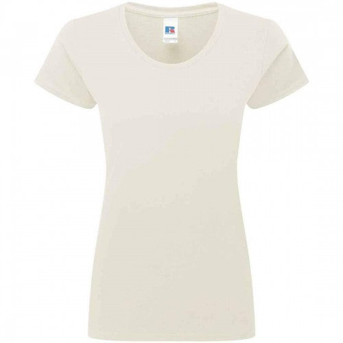 Front - Russell Womens/Ladies Authentic Classic Ringspun Cotton T-Shirt