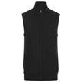 Grey Marl - Front - Henbury Mens Plain Full Zip Sleeveless Gilet