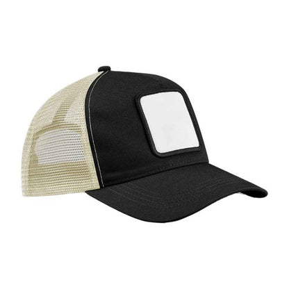 Front - Beechfield Unisex Adult 5 Panel Appliqué Patch Trucker Cap