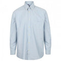 Front - Henbury Mens Cotton Feel CoolPlus Short-Sleeved Formal Shirt