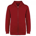 Front - Native Spirit Childrens/Kids Enzyme Washed Full Zip Hoodie
