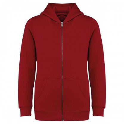 Front - Native Spirit Childrens/Kids Enzyme Washed Full Zip Hoodie