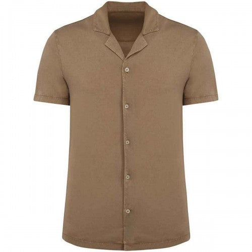 Front - Spasso Mens Jersey Short-Sleeved Shirt