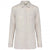 Front - Spasso Womens/Ladies Linen Long-Sleeved Shirt