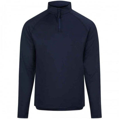 Front - Awdis Mens Lightweight Quarter Zip Active Top