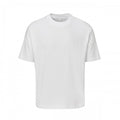 Grey-White - Front - Mantis Unisex Adult Heavyweight Oversized T-Shirt