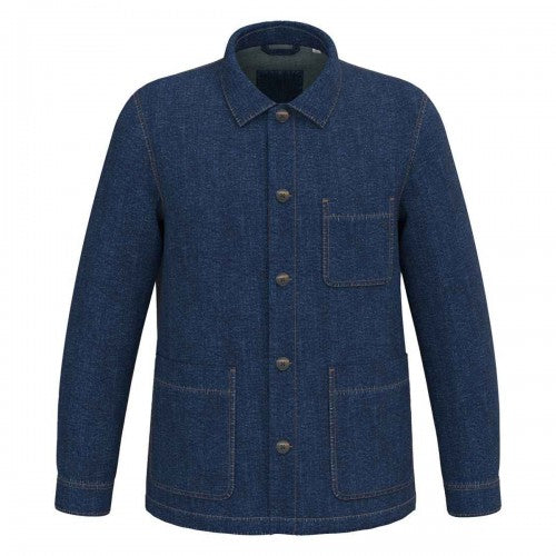 Front - Native Spirit Unisex Adult Drop Shoulder Denim Jacket