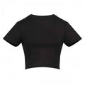 Front - Awdis Womens/Ladies Recycled Crop T-Shirt
