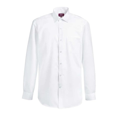 Front - Brook Taverner Mens Ortona Classic Long-Sleeved Formal Shirt