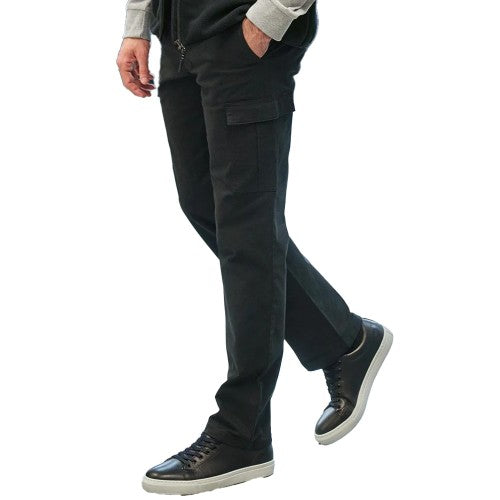 Front - Brook Taverner Mens Durham Chino Cargo Trousers