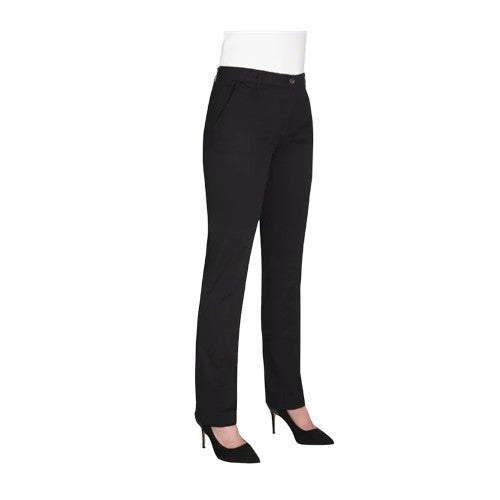 Front - Brook Taverner Womens/Ladies Liberty Slim Leg Chinos