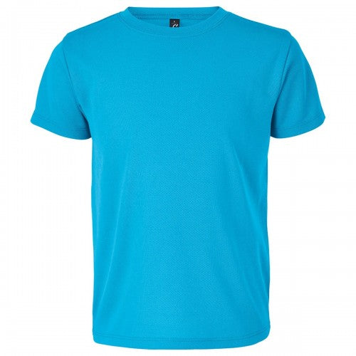 Front - SOLS Childrens/Kids Sprint Sports T-Shirt