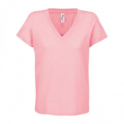 Front - SOLS Womens/Ladies Regent V Neck T-Shirt