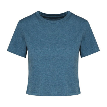 Front - Proact Womens/Ladies Triblend Crop Top