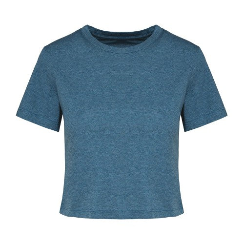 Front - Proact Womens/Ladies Triblend Crop Top