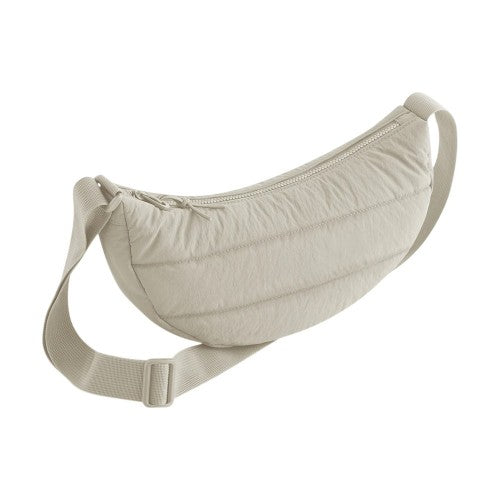 Front - Bagbase Plain Quilted Crossbody Bag