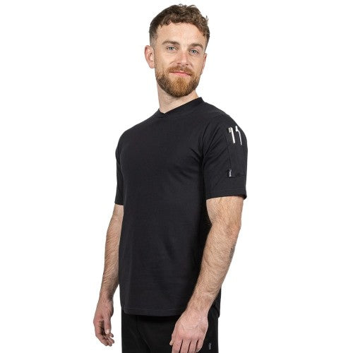 Front - Dennys Unisex Adult Stay Cool Chef T-Shirt