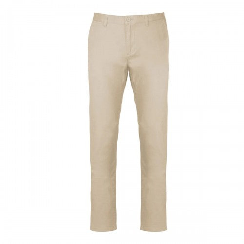 Front - Kariban Mens Plain Modern Chinos