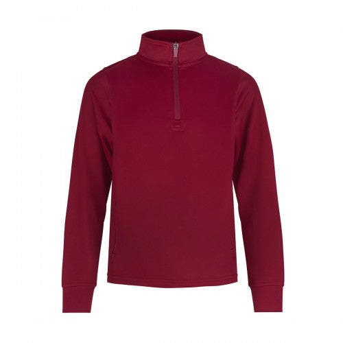 Front - Finden & Hales Childrens/Kids Quarter Zip Tracksuit Top