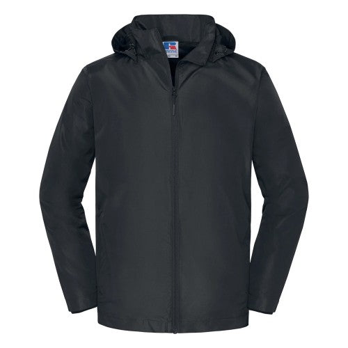 Front - Russell Mens Essential All Weather Shell Jacket