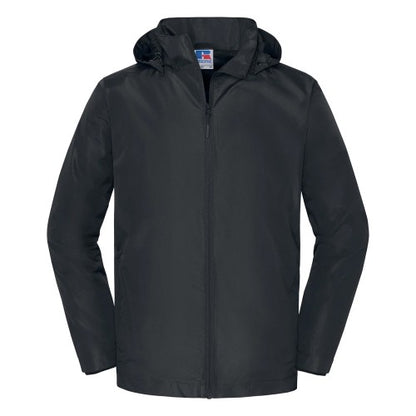 Front - Russell Mens Essential All Weather Shell Jacket
