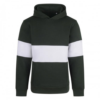 Front - Front Row Unisex Adult Panelled Heavyweight Hoodie