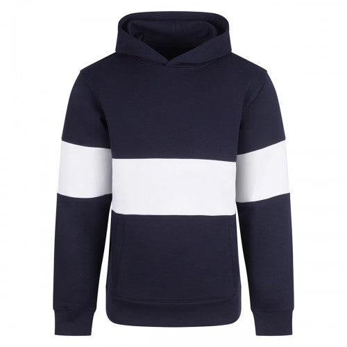 Front - Front Row Unisex Adult Panelled Heavyweight Hoodie
