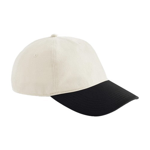 Front - Beechfield Leisure Contrast Peak Baseball Cap