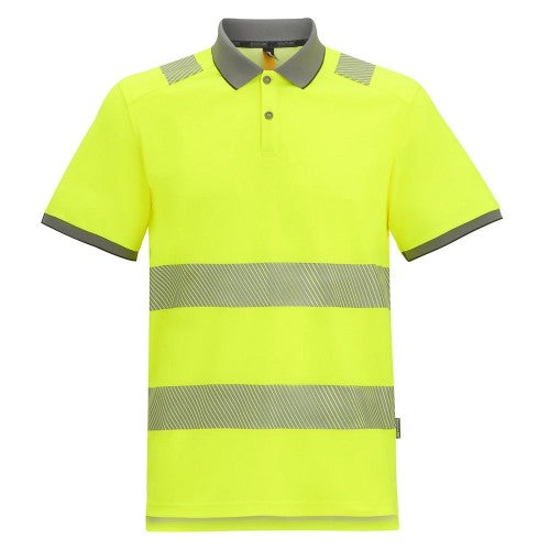 Front - Regatta Professional Mens Pro Comfort Hi-Vis Polo Shirt