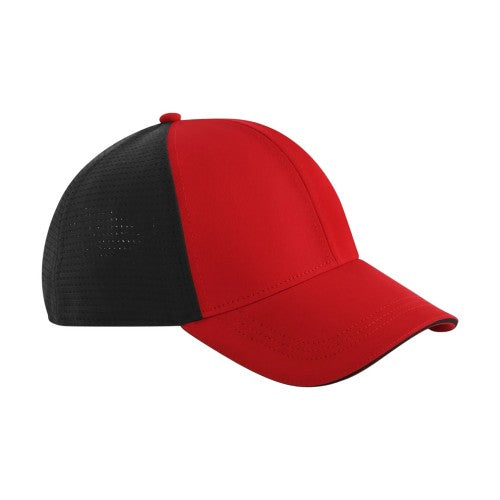 Front - Beechfield Club Colour Block Baseball Cap
