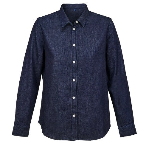 Front - NEOBLU Womens/Ladies Bennett Denim Shirt