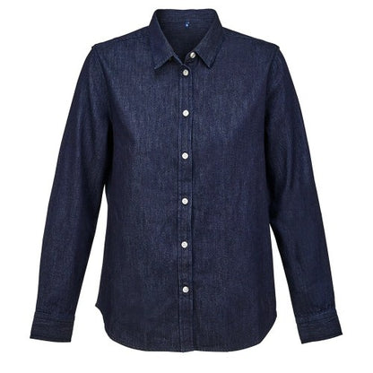 Front - NEOBLU Womens/Ladies Bennett Denim Shirt