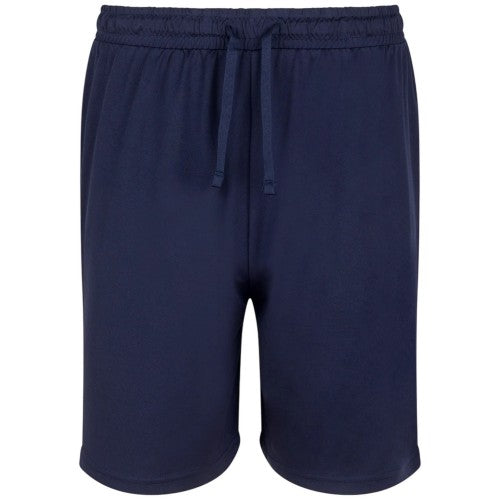 Front - Finden & Hales Unisex Adult Team No Pocket Shorts