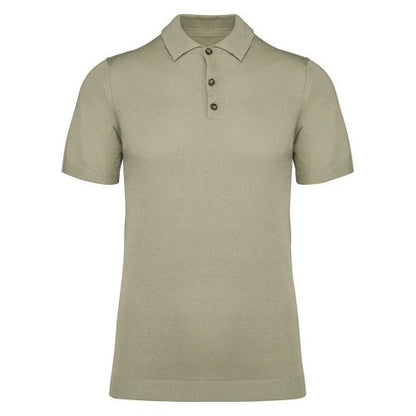 Front - Spasso Mens Knitted Straight Polo Shirt
