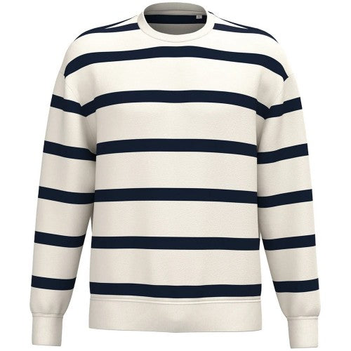 Front - Native Spirit Unisex Adult Striped Sweatshirt
