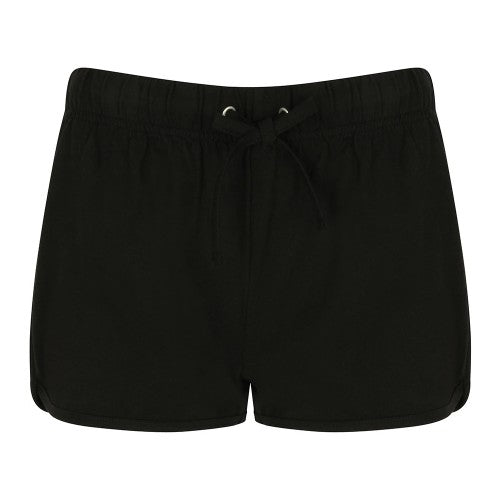 Front - SF Womens/Ladies Retro Shorts