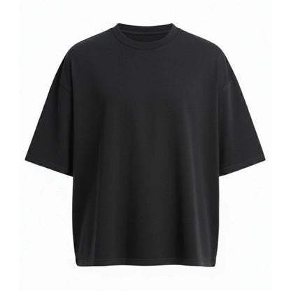 Front - Awdis Mens Boxy Heavyweight Cropped T-Shirt