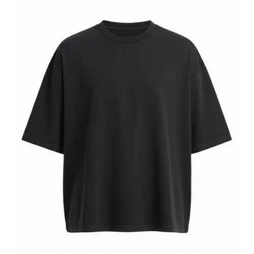 Front - Awdis Mens Boxy Heavyweight Cropped T-Shirt