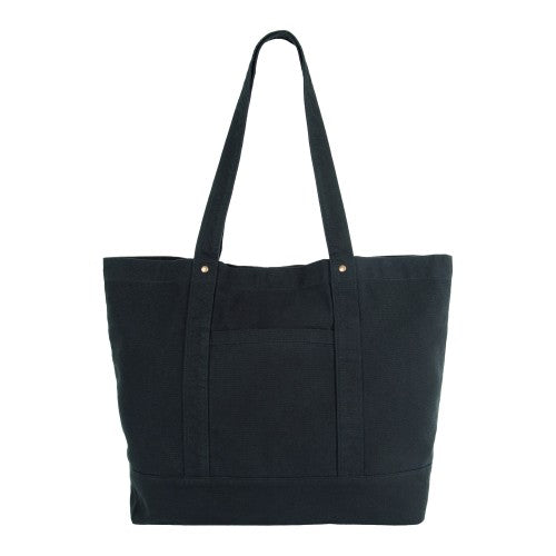 Front - Kimood Cotton Washed Tote Bag