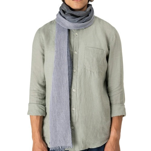 Front - Spasso Unisex Adult Striped Cotton Scarf