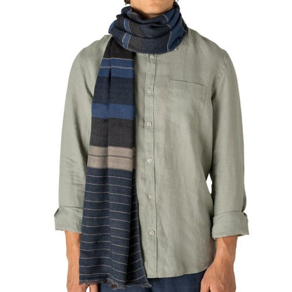 Front - Spasso Unisex Adult Twill Reversible Scarf