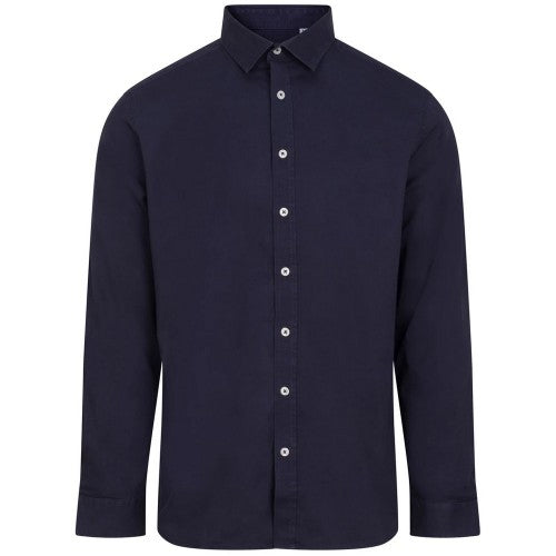 Front - Front Row Mens Regular Long-Sleeved Shirt