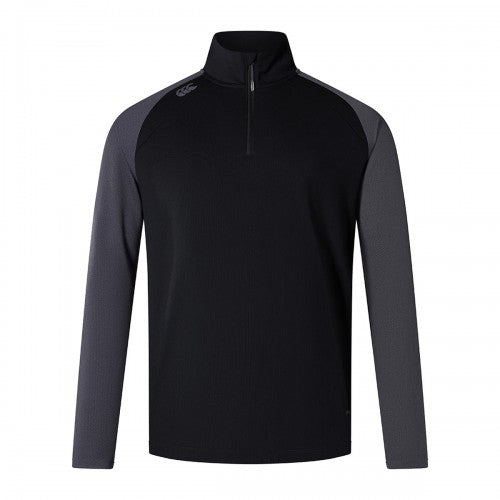 Front - Canterbury Mens Elite Single Layer Quarter Zip Base Layer Top