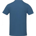Tech Blue - Back - Elevate Mens Nanaimo Short Sleeve T-Shirt
