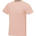 Pale Blush Pink - Front - Elevate Mens Nanaimo Short Sleeve T-Shirt