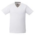 Front - Elevate Mens Amery Short Sleeve Cool Fit V-Neck T-Shirt