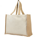 Front - Bullet Varai Canvas/Jute Shopping Tote Bag
