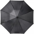 Solid Black - Back - Bullet Bella Auto Open Windproof Umbrella